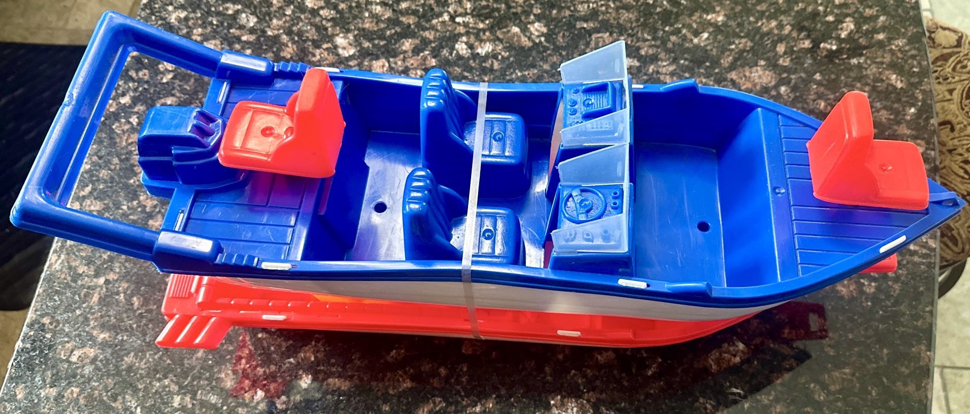 Vintage Amloid Speed Boats Toy Set - 2 Large 24" Boats - photo 3