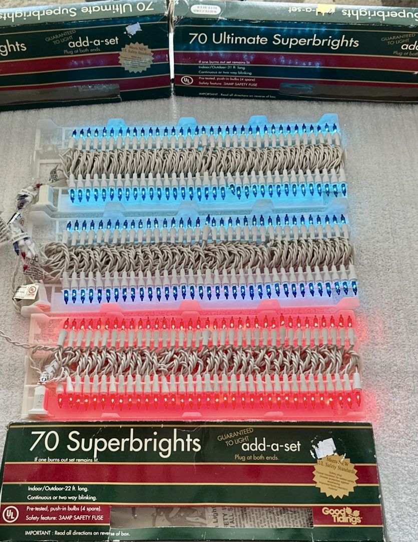 70 Ultimate Superbrights Light Strand Set - 3 Pack
