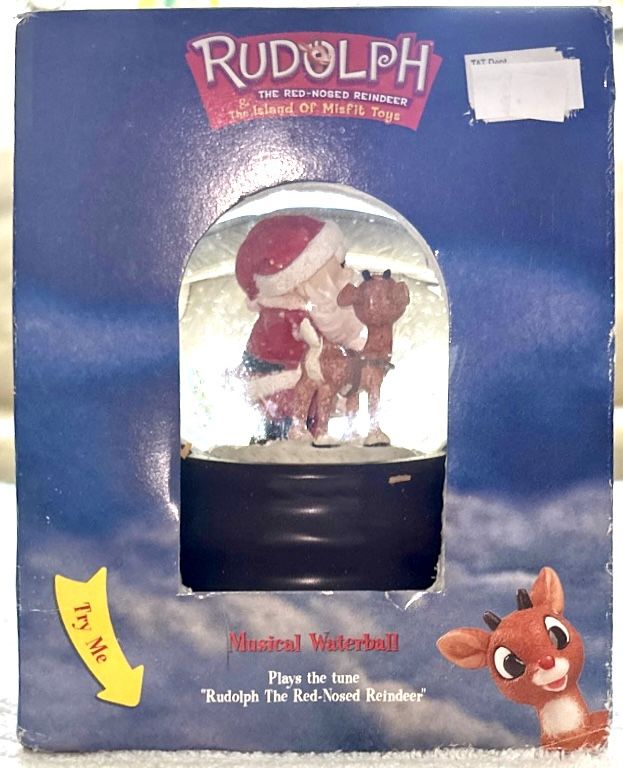 Rudolph The Red Nosed Reindeer Island Misfit Toys Musical Snow G - photo 2