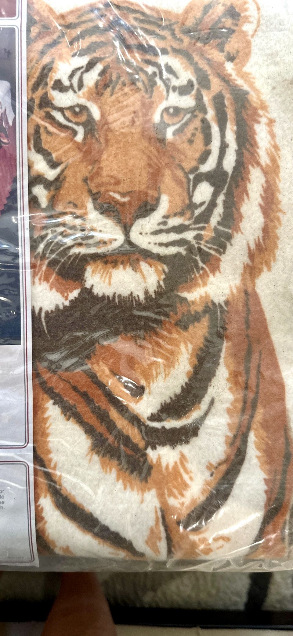 Cannon Twin/Full Polyester Blanket -Tiger 72 x 90 New Vintage - photo 4
