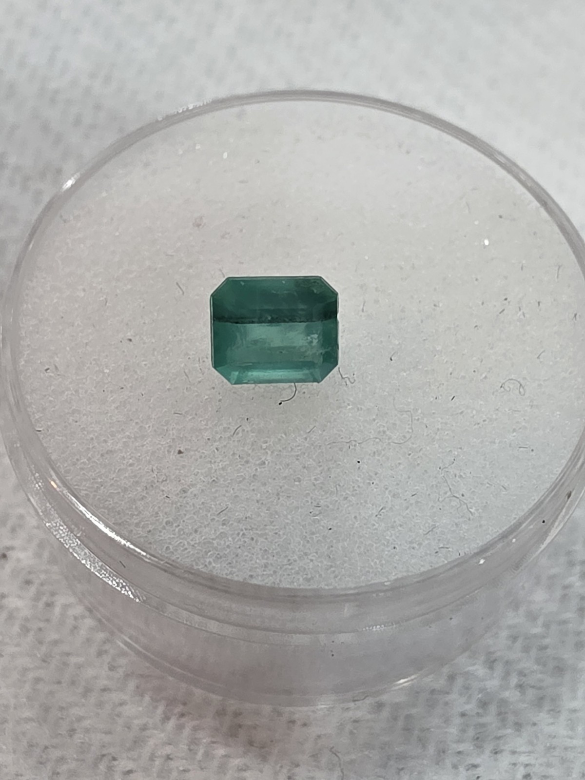 1.010 Loose Natural Colombian Emerald Cut Emerald Green Emerald - photo 4