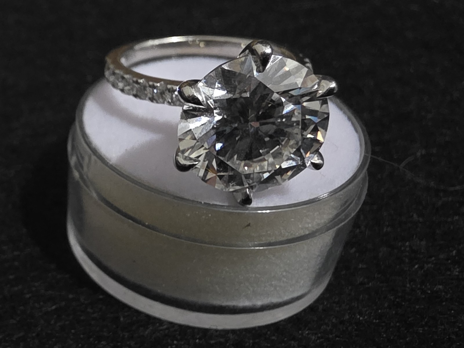 Ring For Woman Diamond Gold 18k Lab-grown - photo 3