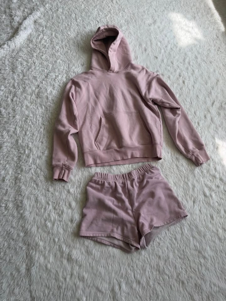 TNA Fleece Cozy Perfect Hoodie with Shorts - photo 2