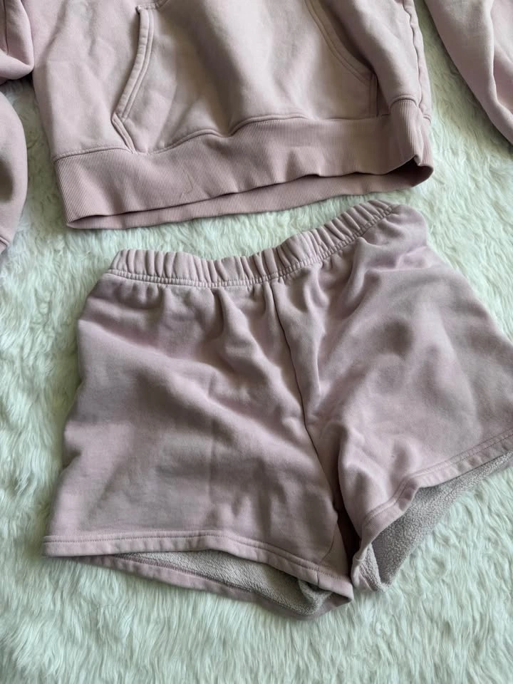 TNA Fleece Cozy Perfect Hoodie with Shorts - photo 3