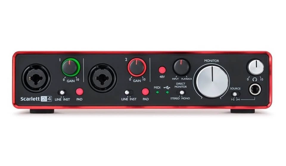 Focusrite Scarlett 2i4 2nd Gen Audio Interface - photo 2