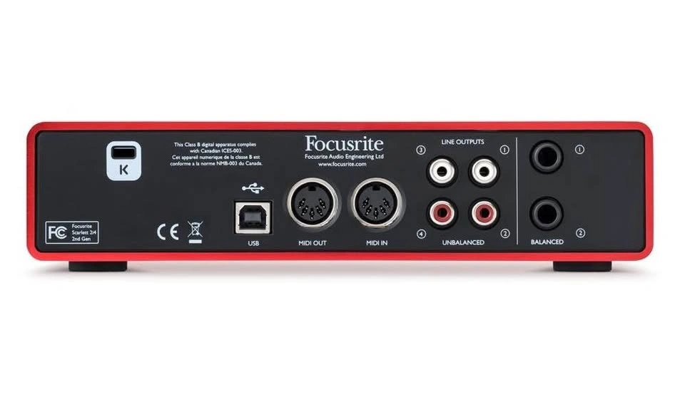 Focusrite Scarlett 2i4 2nd Gen Audio Interface - photo 3