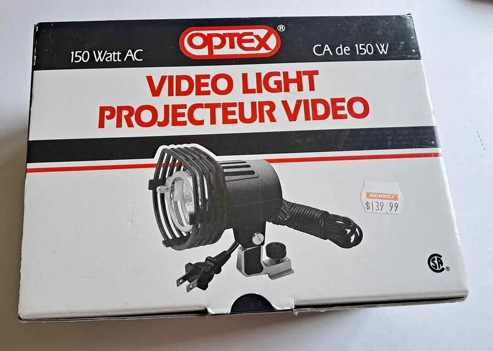 Optex 150 watt video light thumbnail