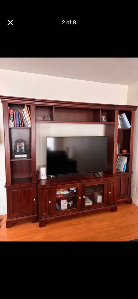MOVING SALE – MUST GO BY APRIL 18 – Large Wall Entertainment Uni - photo 2