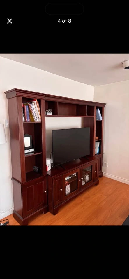MOVING SALE – MUST GO BY APRIL 18 – Large Wall Entertainment Uni - photo 3