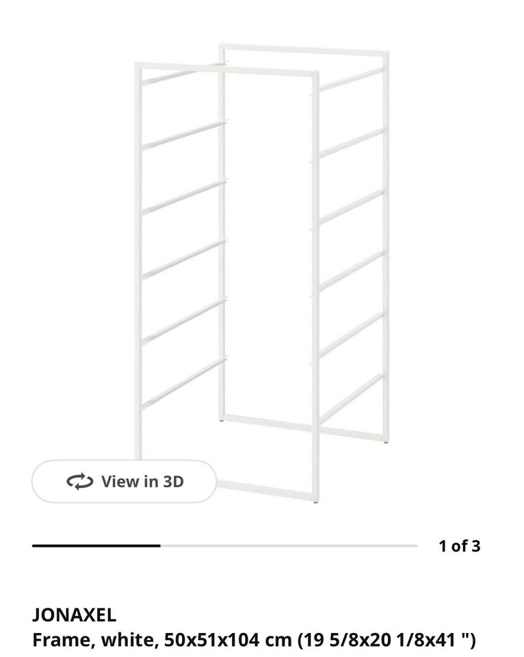 IKEA Jonaxel Wardrobe Storage System - photo 5