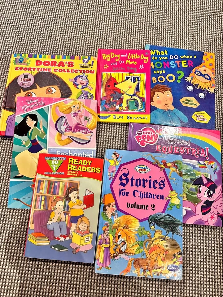 Kids' Hardcover Storybook Collection - Disney, Dora, My Little P