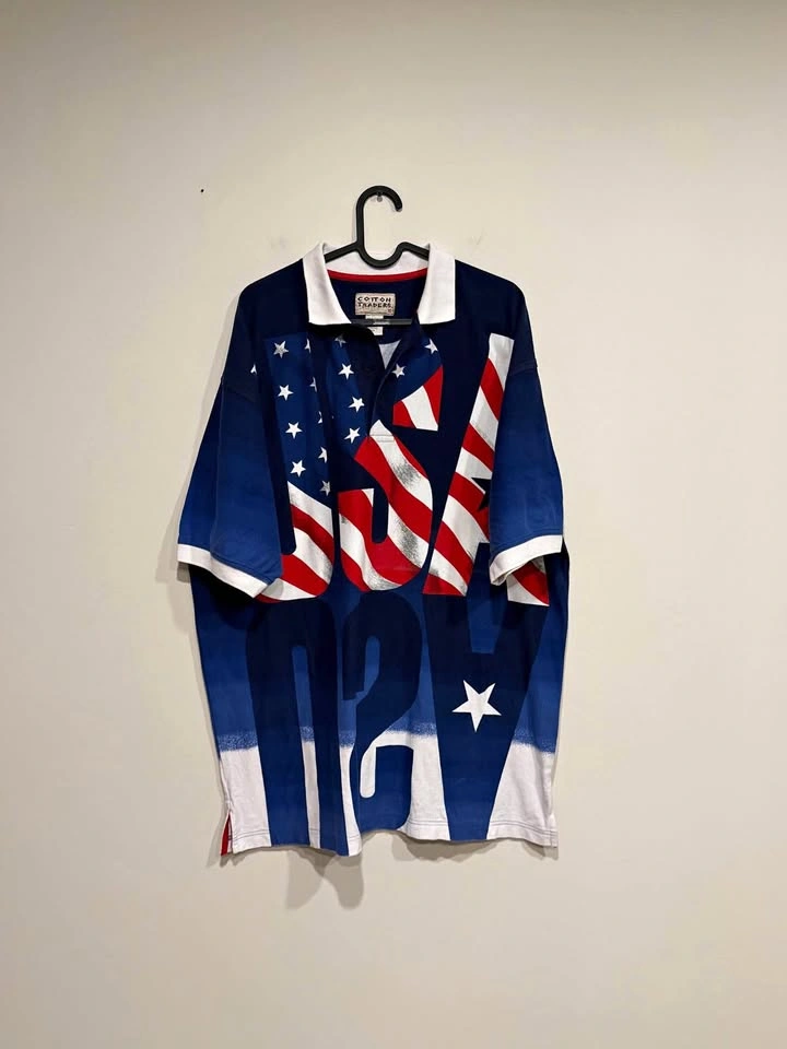 Vintage USA FLAG Polo