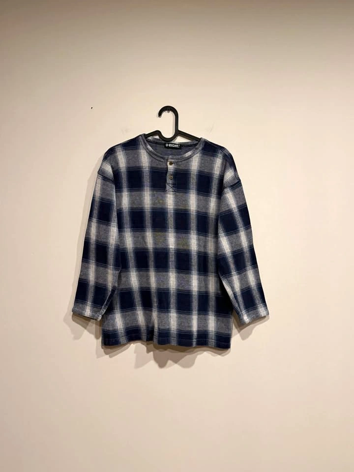 Women's henley flannel
