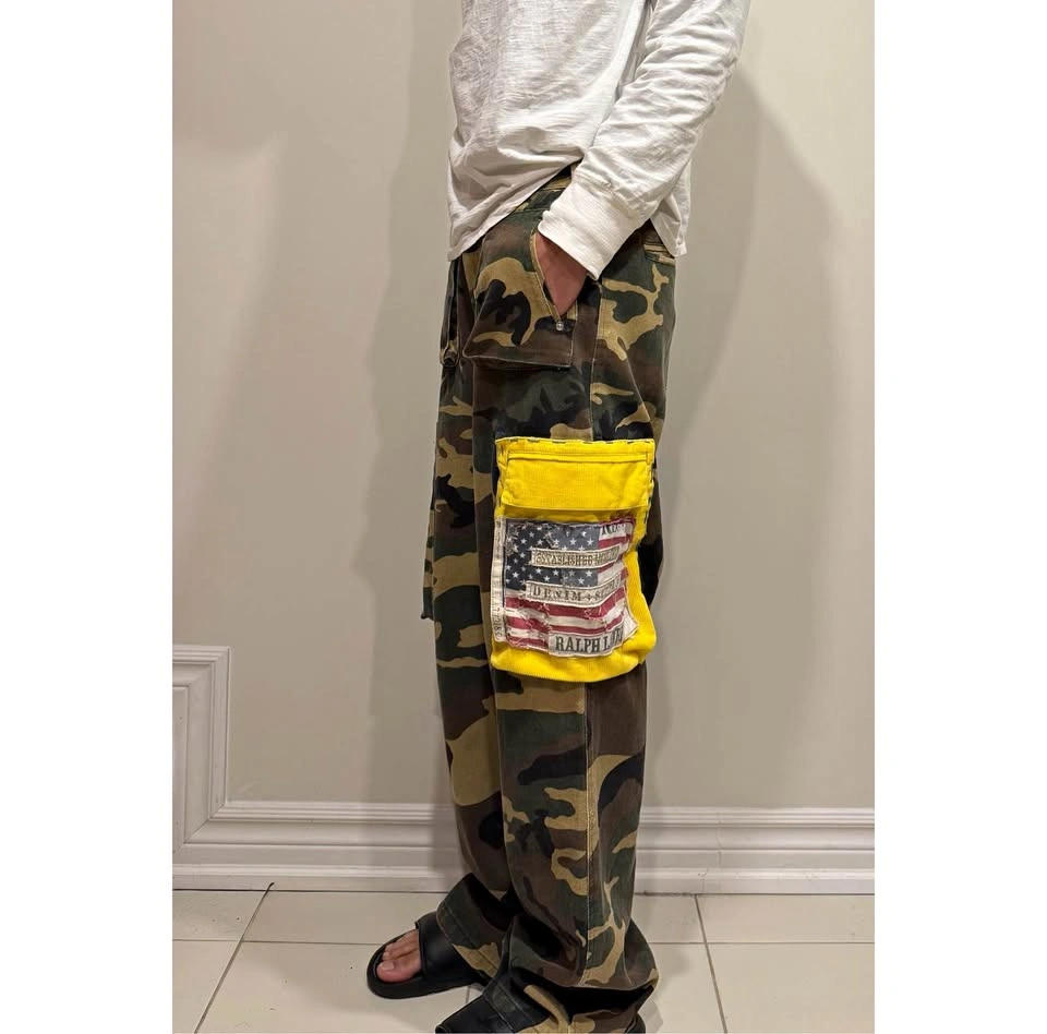 Custom Camo Cargo Pants - Waist 32