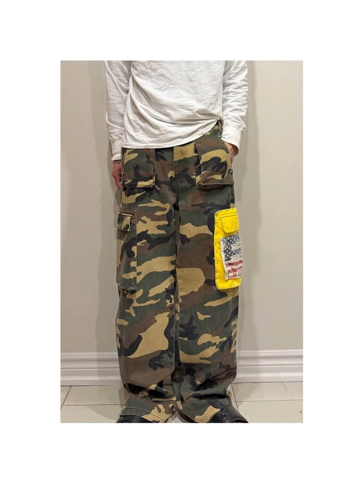 Custom Camo Cargo Pants - Waist 32 - photo 2