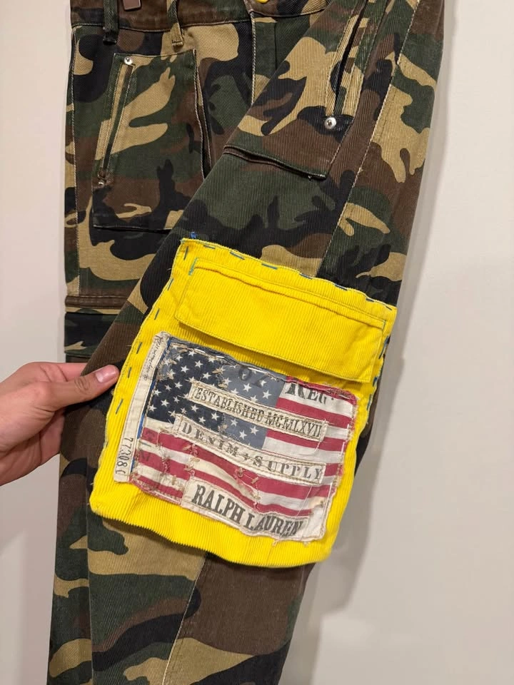Custom Camo Cargo Pants - Waist 32 - photo 4