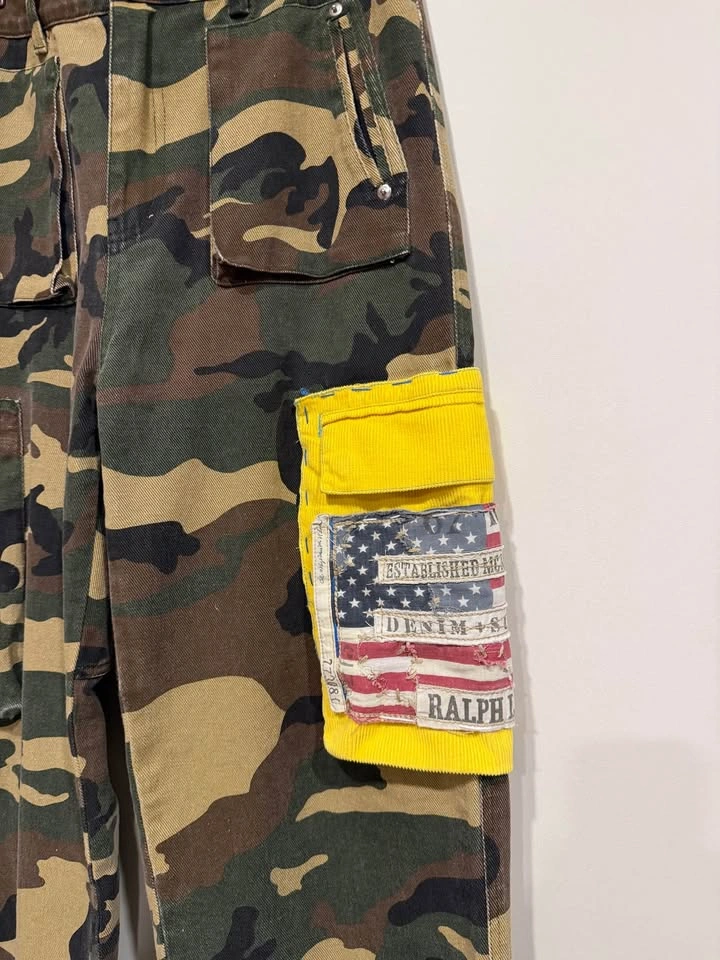 Custom Camo Cargo Pants - Waist 32 - photo 5