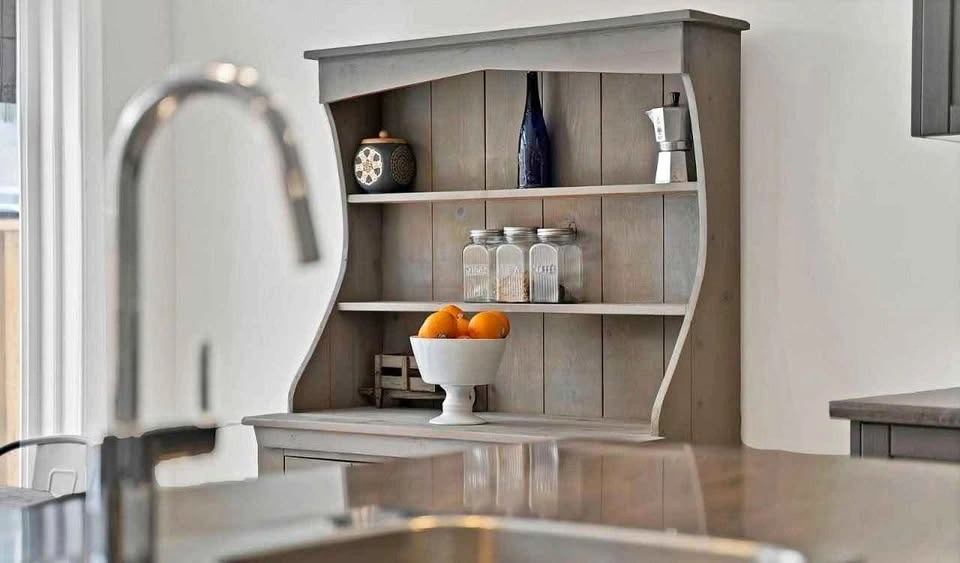 Farmhouse Grey Hutch