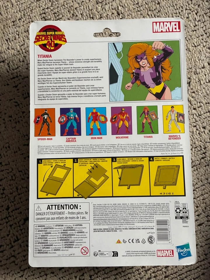 Marvel Legends Secret Wars Titania Action Figure - photo 2