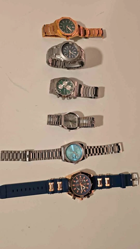 6 Stylish Men Watches Bundle Deal