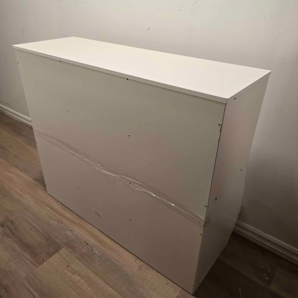 Kids Bookshelf Toy Storage Cabinet – 5 Cubby White (90×30×75 cm) - photo 2