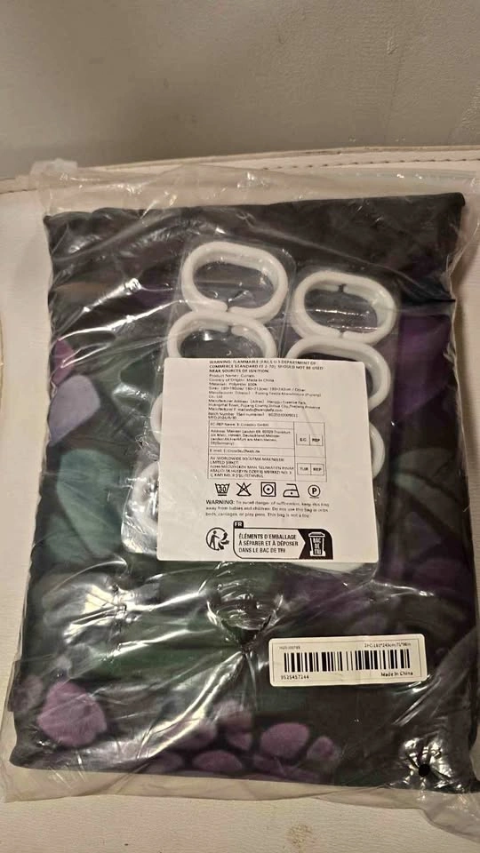 Brand New Unopened Blackout Curtain Set with Rings