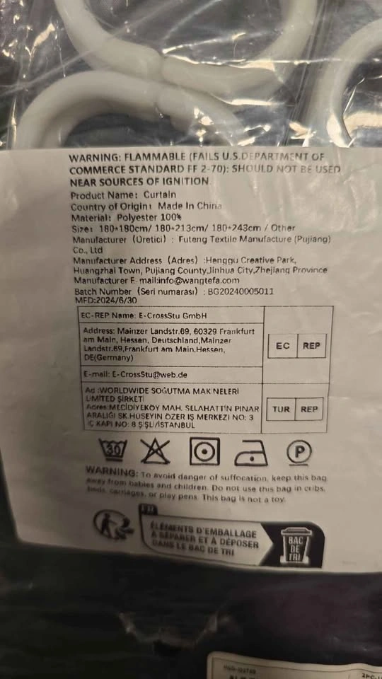 Brand New Unopened Blackout Curtain Set with Rings - photo 3