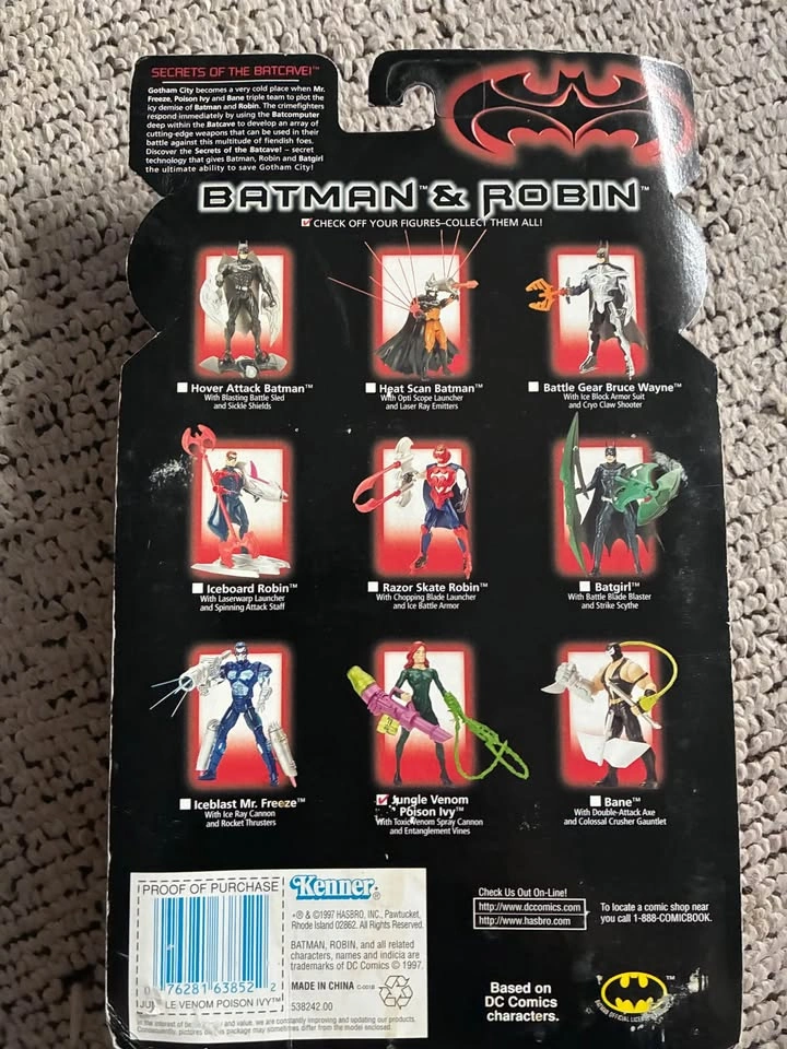 1997 Kenner Jungle Venom Poison Ivy Action Figure - photo 2