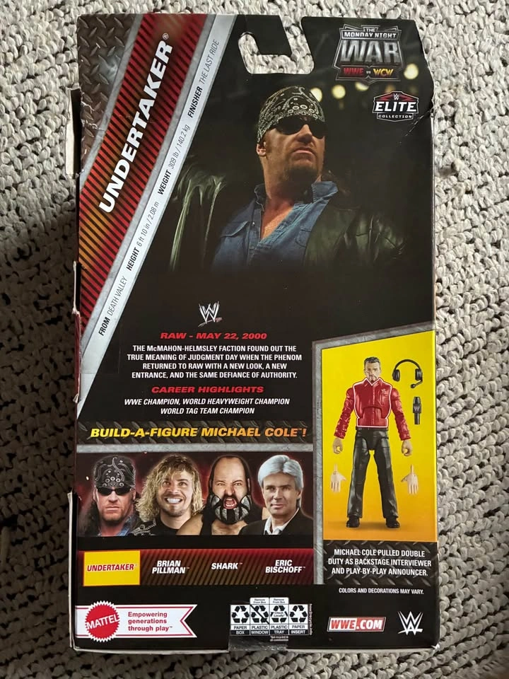 WWE Elite Collection Monday Night Wars Undertaker Action Figure - photo 2