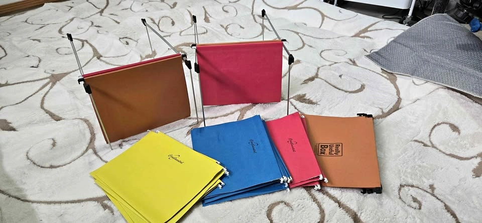 Hanging File Folders & Frames for Fabric Storage