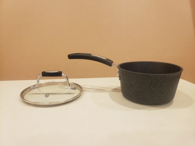 Starfrit The Rock 1.5Qt Sauce Pot with Lid - Black - $15 - photo 2