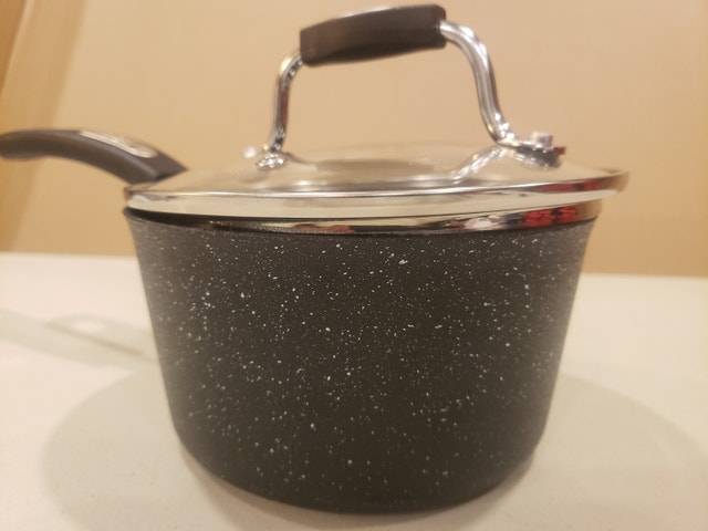 Starfrit The Rock 1.5Qt Sauce Pot with Lid - Black - $15 - photo 5
