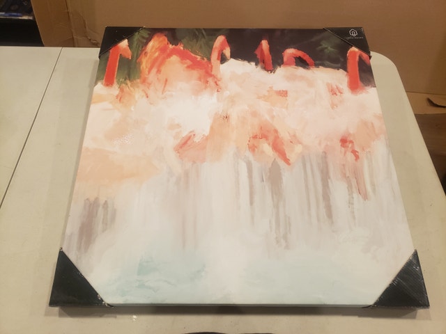 Canvas Flamingo Wall Art - New - $20 each or 2 for $35 - photo 3