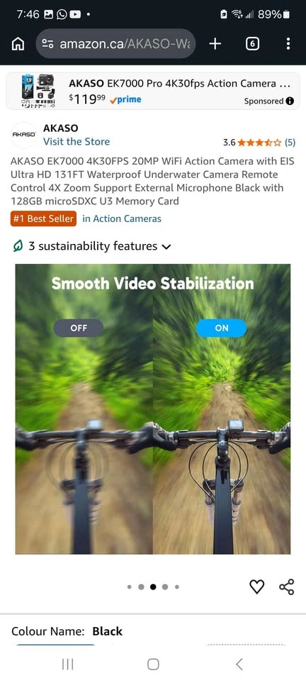 AKASO EK7000 Action Camera - photo 2