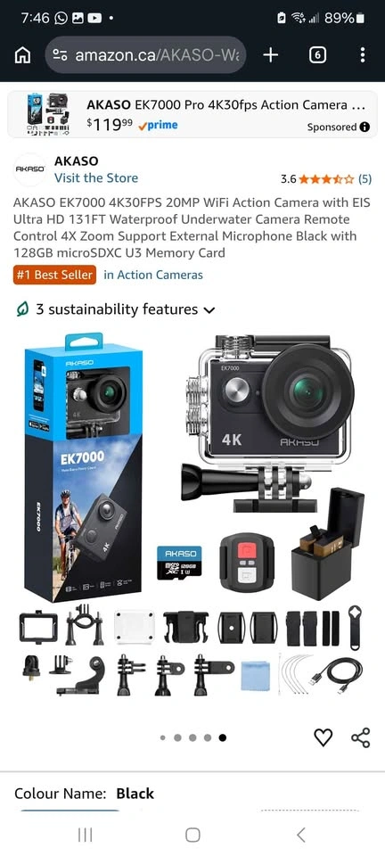 AKASO EK7000 Action Camera - photo 3