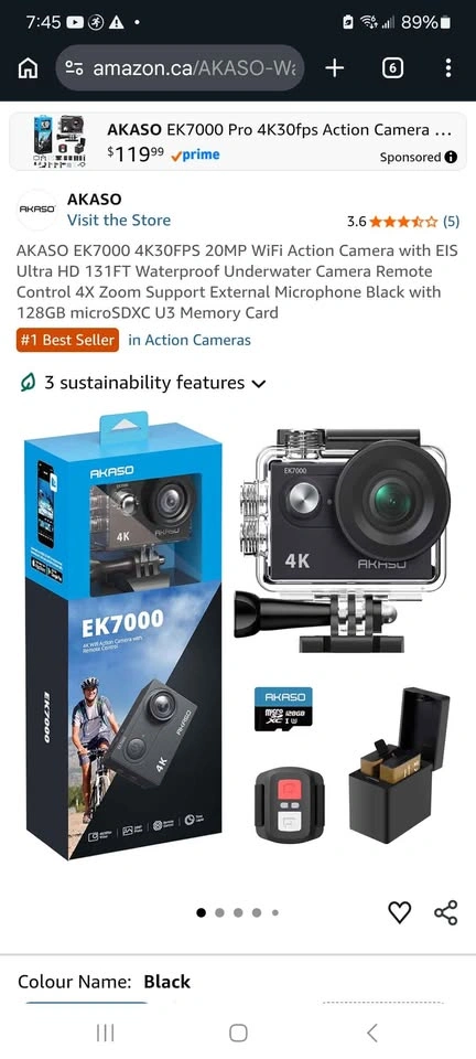 AKASO EK7000 Action Camera - photo 4