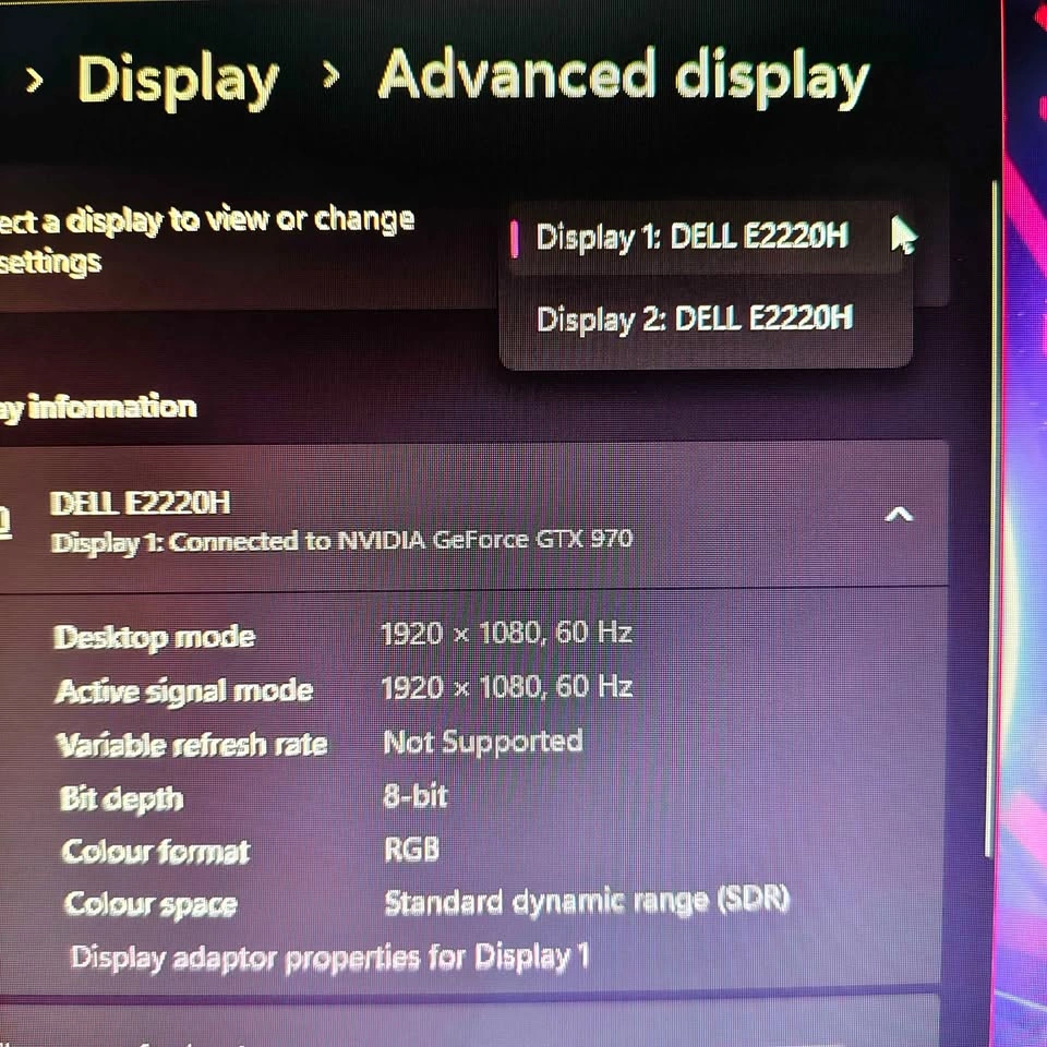 2 Dell 1080p Monitors - Mint Condition - photo 3