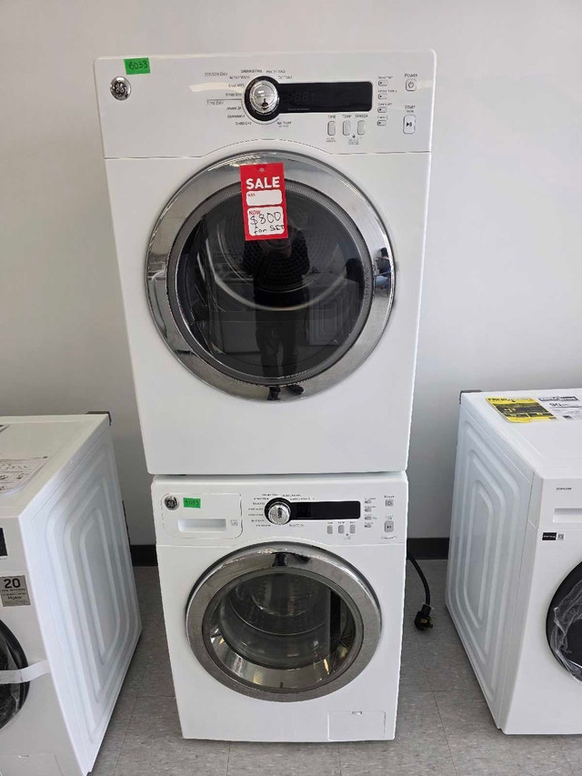 GE Washer & Dryer Set – Compact – Clean