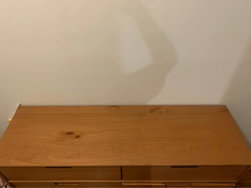 Solid Wood 6 Drawer Double Dresser - photo 2