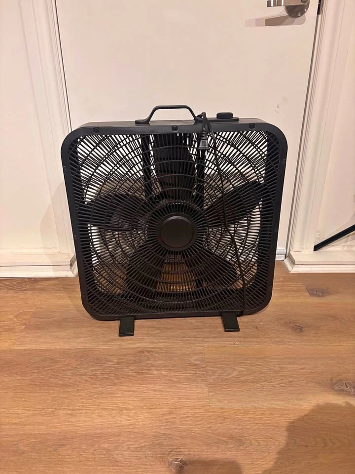 MOVING SALE – MUST GO BY APRIL 18 - 20" Black Box Fan