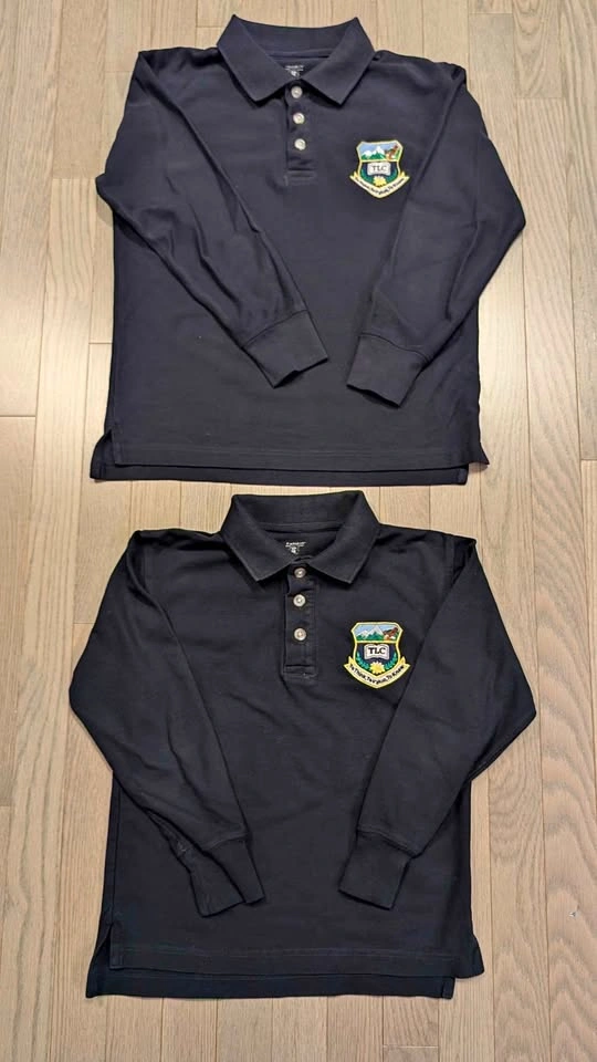 Two TLC Uniforms, Long Sleeve Polo Shirts