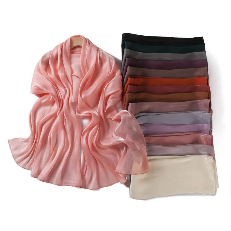 Organze shimmer chiffon hijab - photo 2