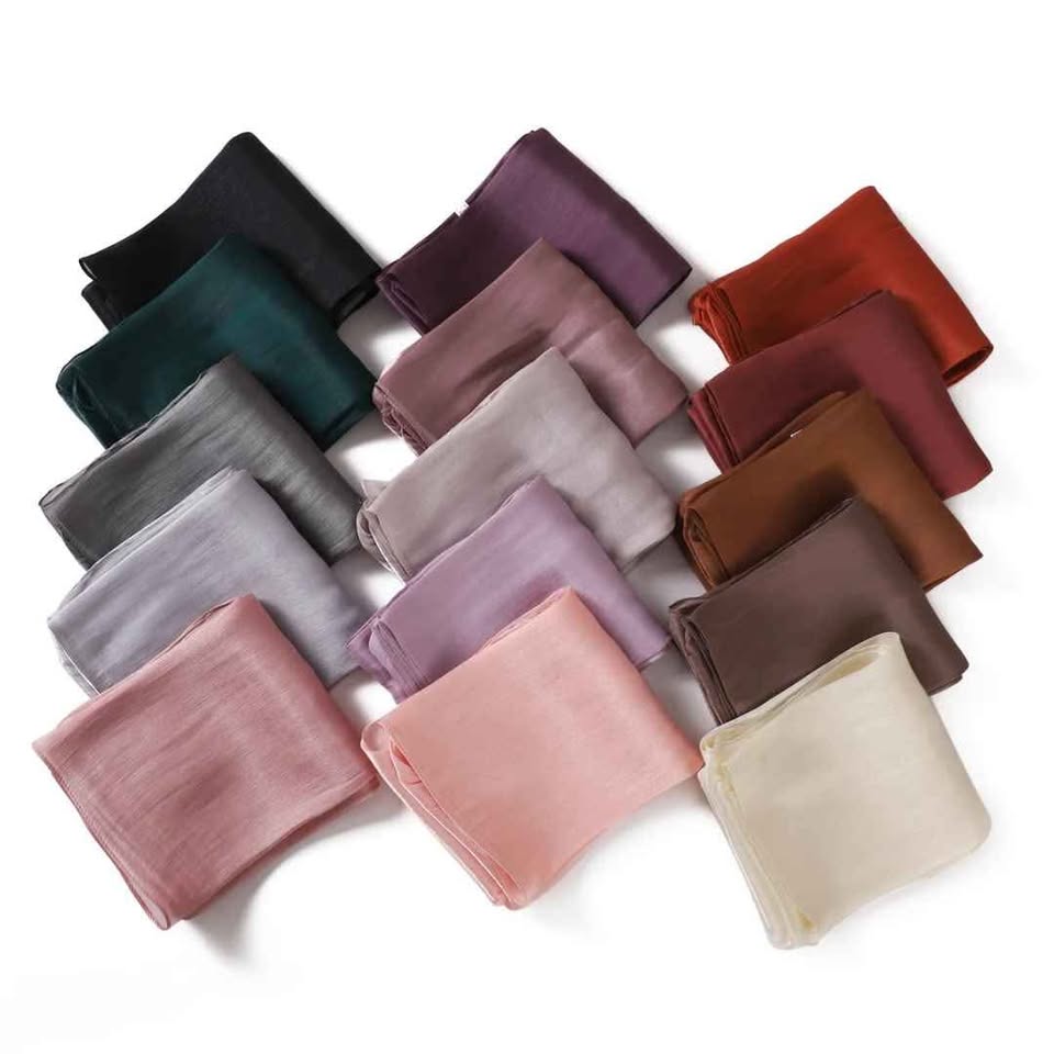 Organze shimmer chiffon hijab - photo 3