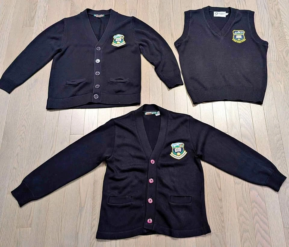 TLC School Uniform Cardigans Vest Set