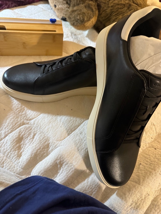 Cole Haan Black Leather Sneakers - Size 10.5