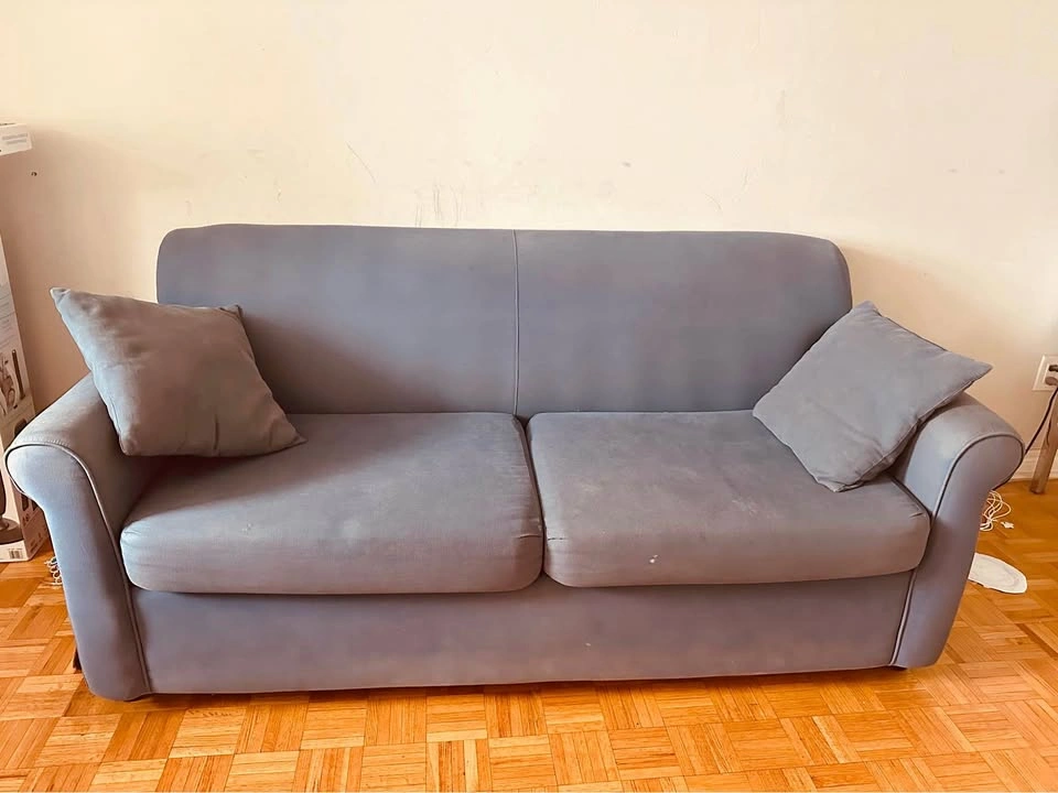 Two-Seater Sofa – Blue (Used, Good Condition)