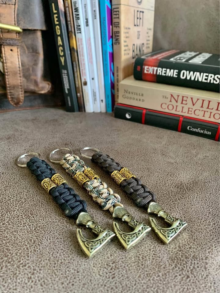 Viking & Spartan keychains