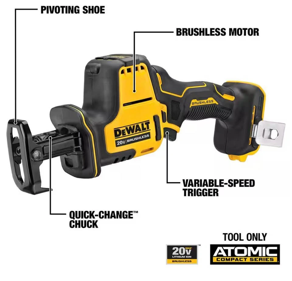 ATOMIC 20V MAX Cordless Brushless Compact Reciprocating Saw (Too - photo 2