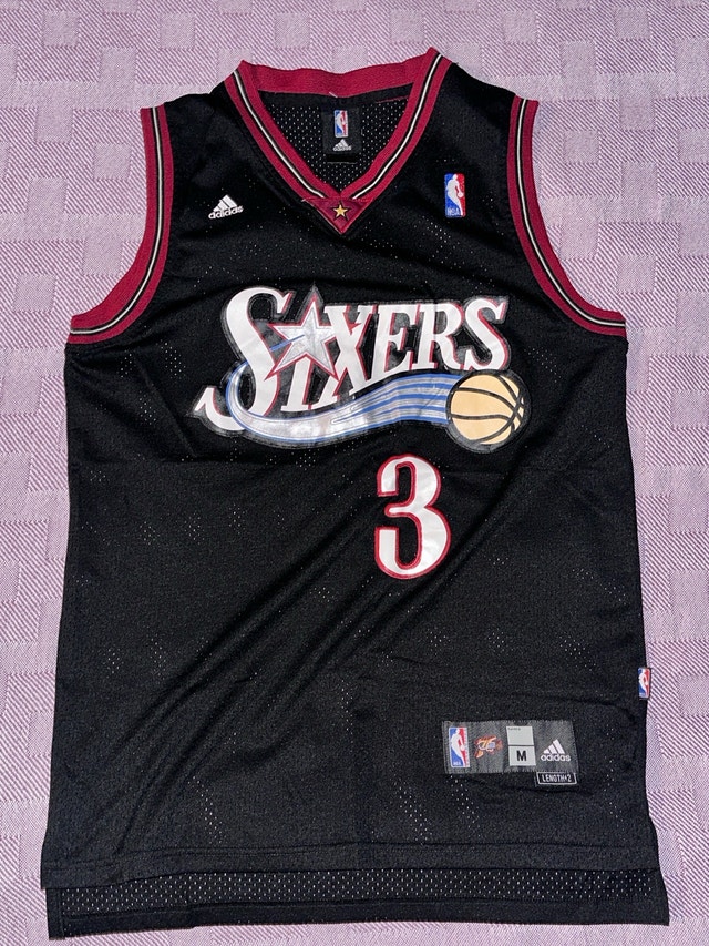 #3 adidas Allen iverson jersey size medium