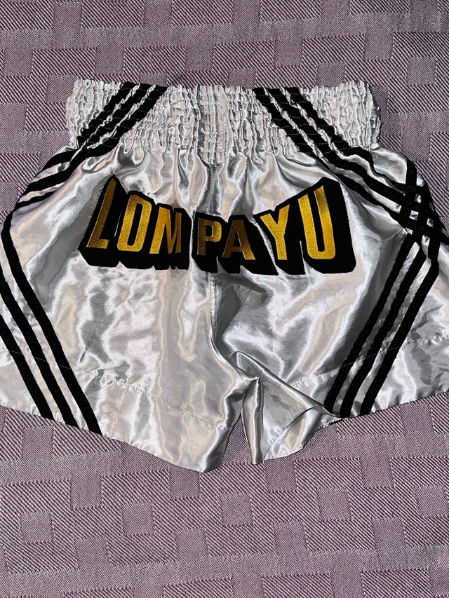 Lom Payu Kickboxing Shorts White & Black - photo 5